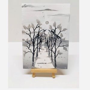 5x7 Acrylic Painting By Me- The Relief🤍